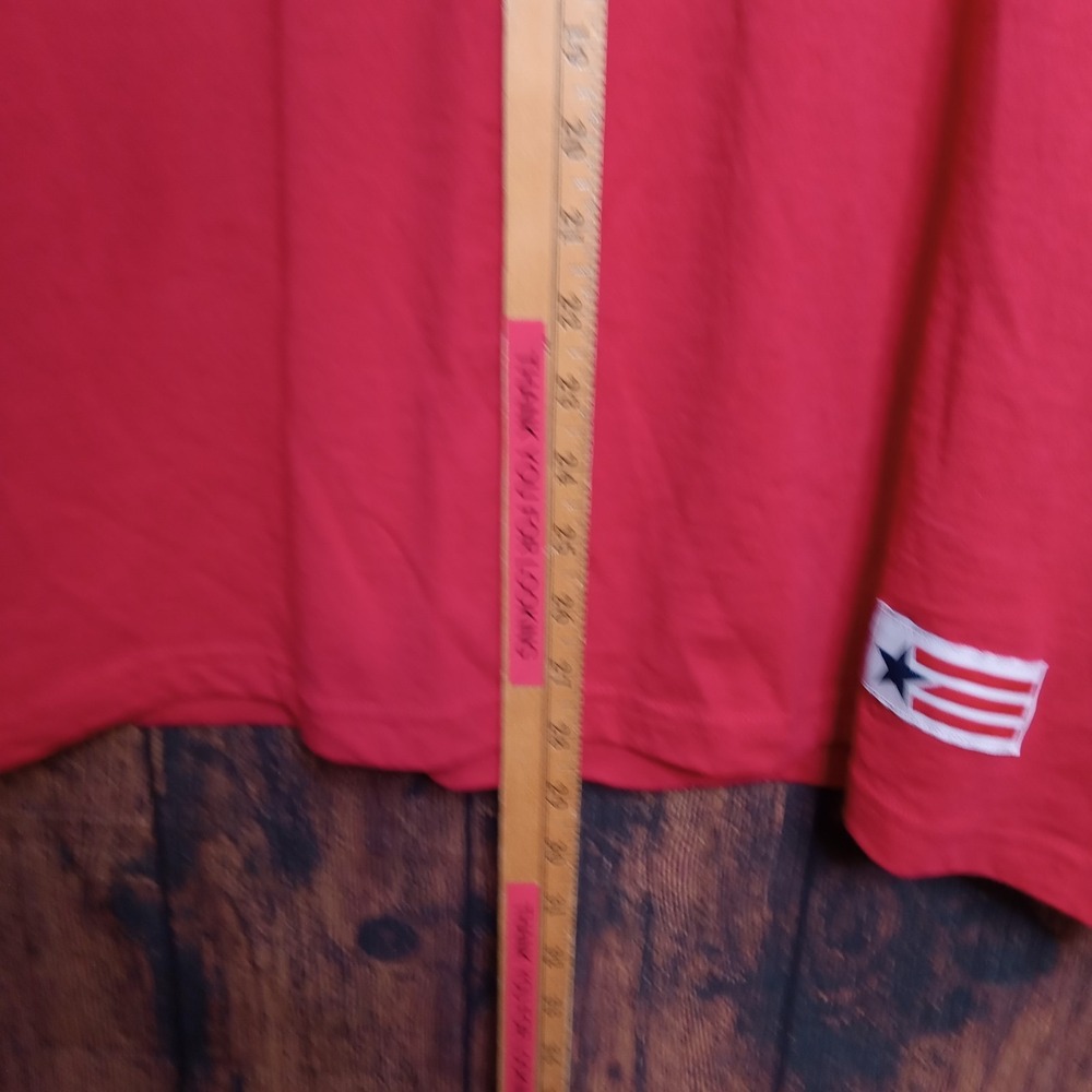 American‎ Giant Men's Short Sleeve Crew Neck T-Shirt Size XL Red Made in USA - Picture 5 of 5